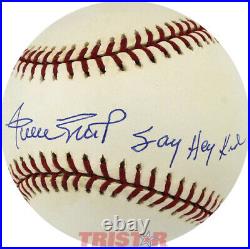 Willie Mays Signed Autographed Nl Baseball Inscribed Say Hey Psa
