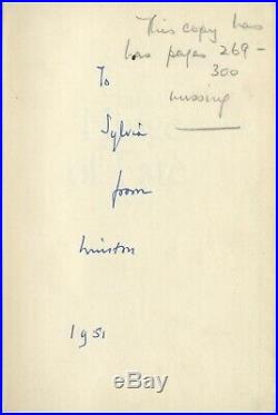 Winston S. Churchill Signed Hinge of Fate First Edition Won Nobel Prize