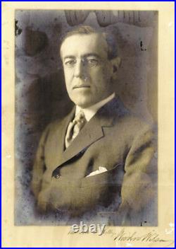 Woodrow Wilson Inscribed Photograph Signed