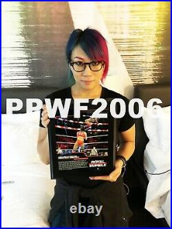 Wwe Asuka Hand Signed Inscribed Royal Rumble Autographed Plaque With Proof & Coa