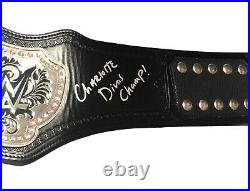Wwe Charlotte Flair Hand Signed Autographed Inscribed Divas Belt With Proof Coa