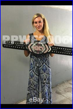 Wwe Charlotte Hand Signed Autographed Nxt Womens Belt Inscribed With Proof & Coa