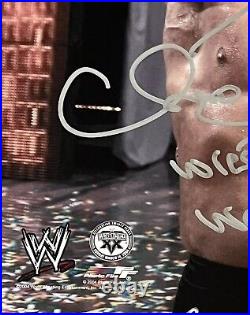 Wwe Chris Benoit Signed 8x10 Photo File Photo Inscribed With Psa Coa Wm20 Rare