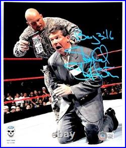 Wwe Stone Cold Hand Signed Inscribed Bang 316 8x10 Photo With Proof Beckett Coa