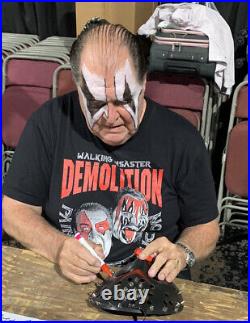Wwf Demolition signed Replica Mask Withproof Autographed Inscribed Ax Smash Rare