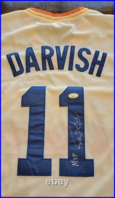 YU DARVISH Signed Jersey JSA Certified Ham Fighters MVP Inscribed Autograph