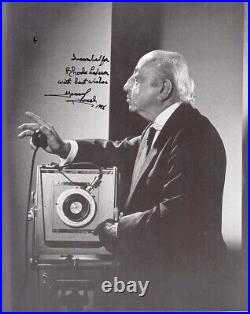 Yousuf Karsh autograph autographed signed 8x10 BW portrait photo dated inscribed