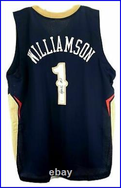 Zion Williamson Hand Signed #1 Inscribed Autographed Pelicans Jersey With COA